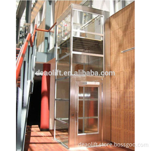 Machine Roomless 200KG Home Elevator Lift For Apartments